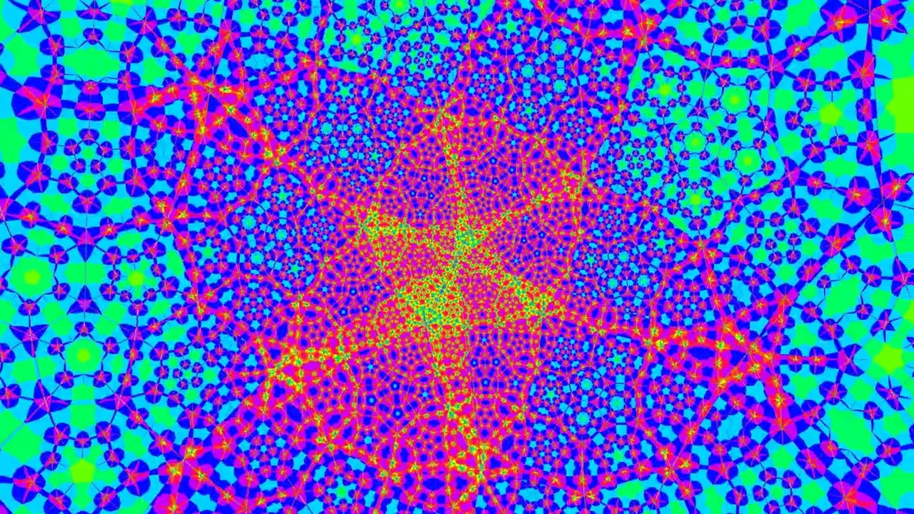 Hyperbolic Fractal (Order 5 Dodecahedral Honeycomb)