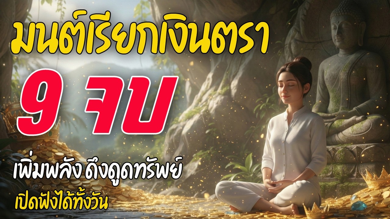มนต์เรียกสายธารแห่งเงินตรา (9 จบ) - ดึงดูดโชคลาภ มั่งคั่งทันใจ เปิดขุมทรัพย์ และสร้างสติทางการเงิน