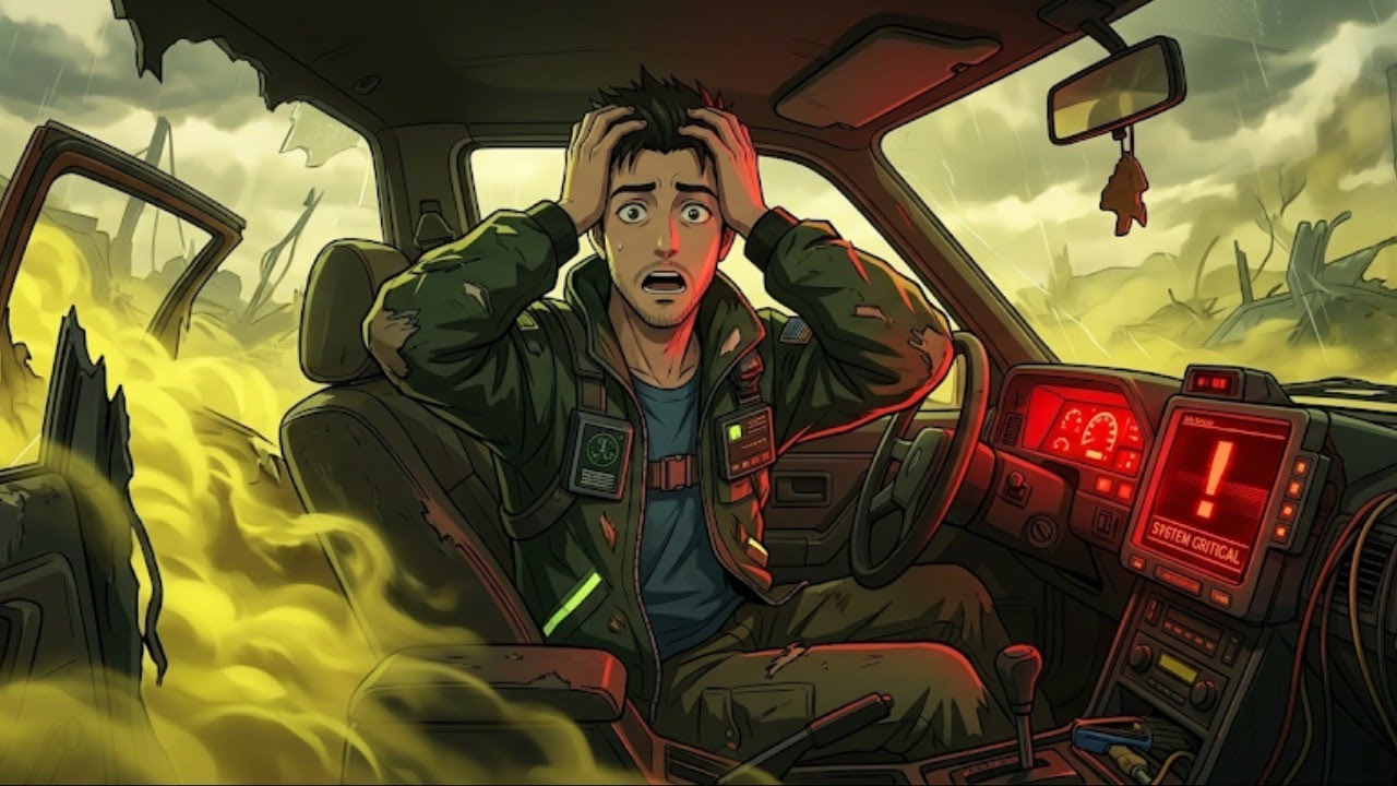 Как пережить внезапный шторм в разбитой машине — Pacific Drive, эпизод 16.