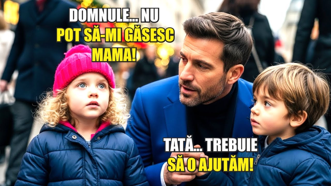 O FATĂ SĂRACĂ ÎN AJUN DE CRĂCIUN STRIGĂ M-AM PIERDUT DE MAMA TATĂL MILIARDAR FACE CEVA NEBĂNUIT