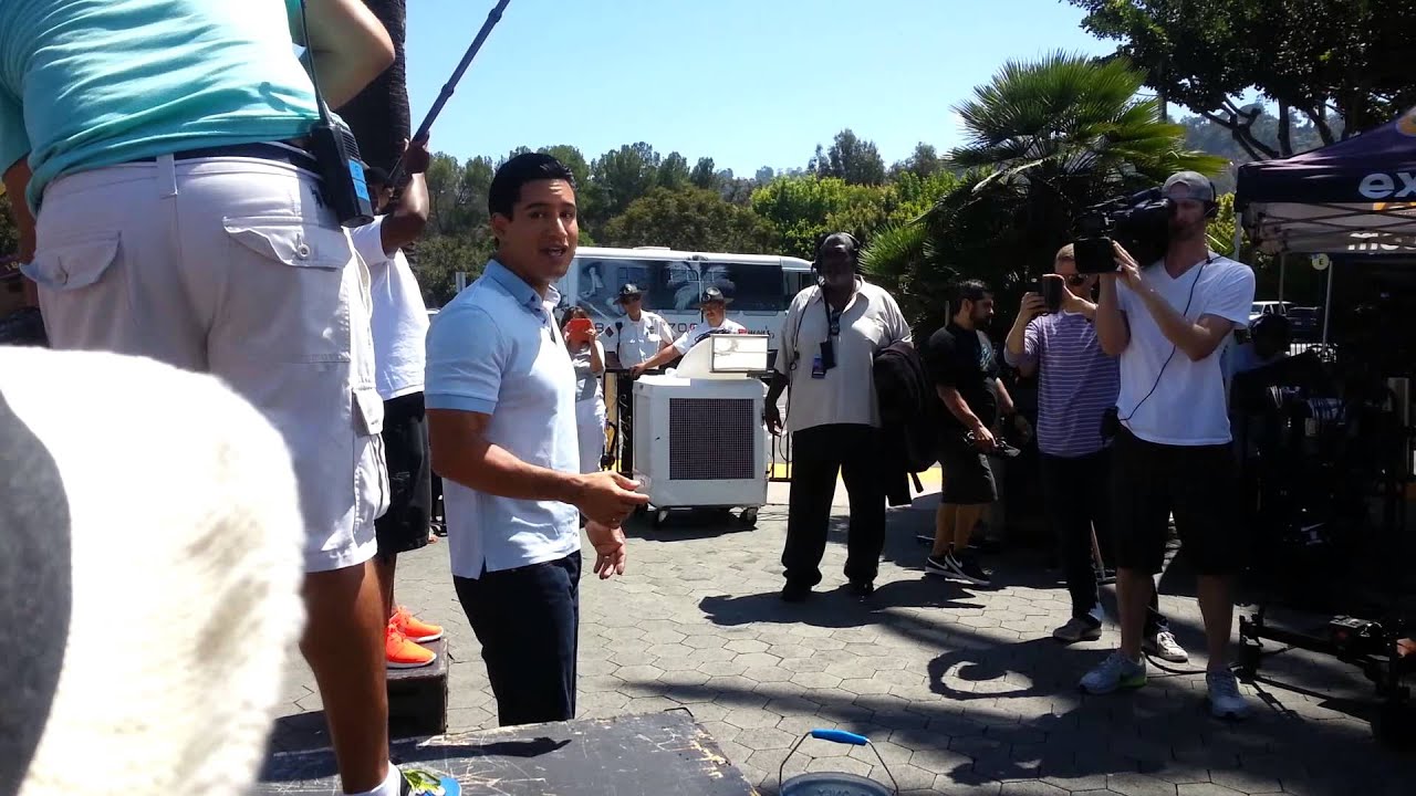 MARIO LOPEZ. ICE BUCKET CHALLENGE!!