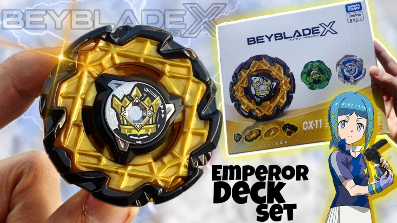 ¿Quieres Entrar a Beyblade X? El Emperor Deck Set es TU MEJOR OPCIÓN 👑🔥 #beyblade #beybladex