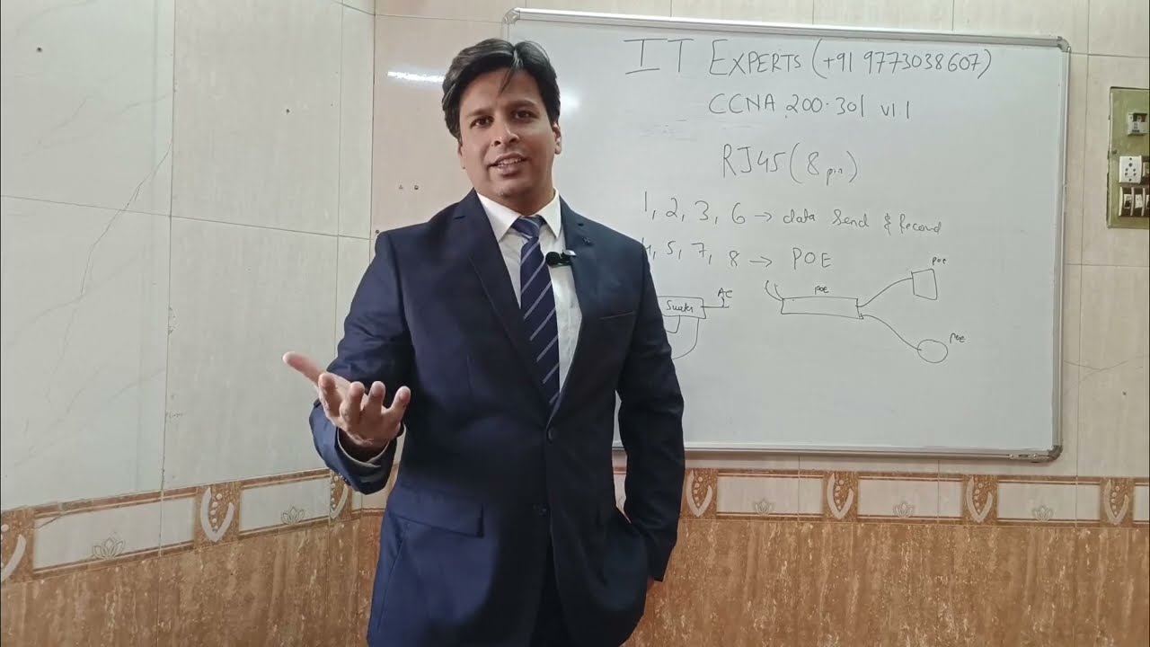 RJ45 & POE Basics + Interview Q & A for Job Seekers! | CCNA 200-301 v1.1 | Lect-6