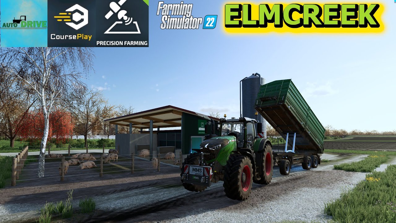 Karmienie Świń Elmcreek Farming Simulator 22 #80