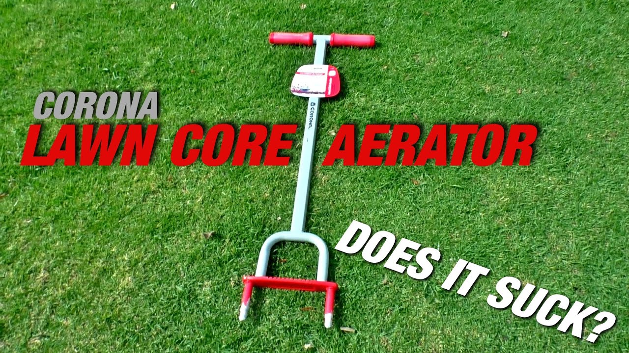 Testing Corona Lawn Core Hand Aerator | Spring Aeration