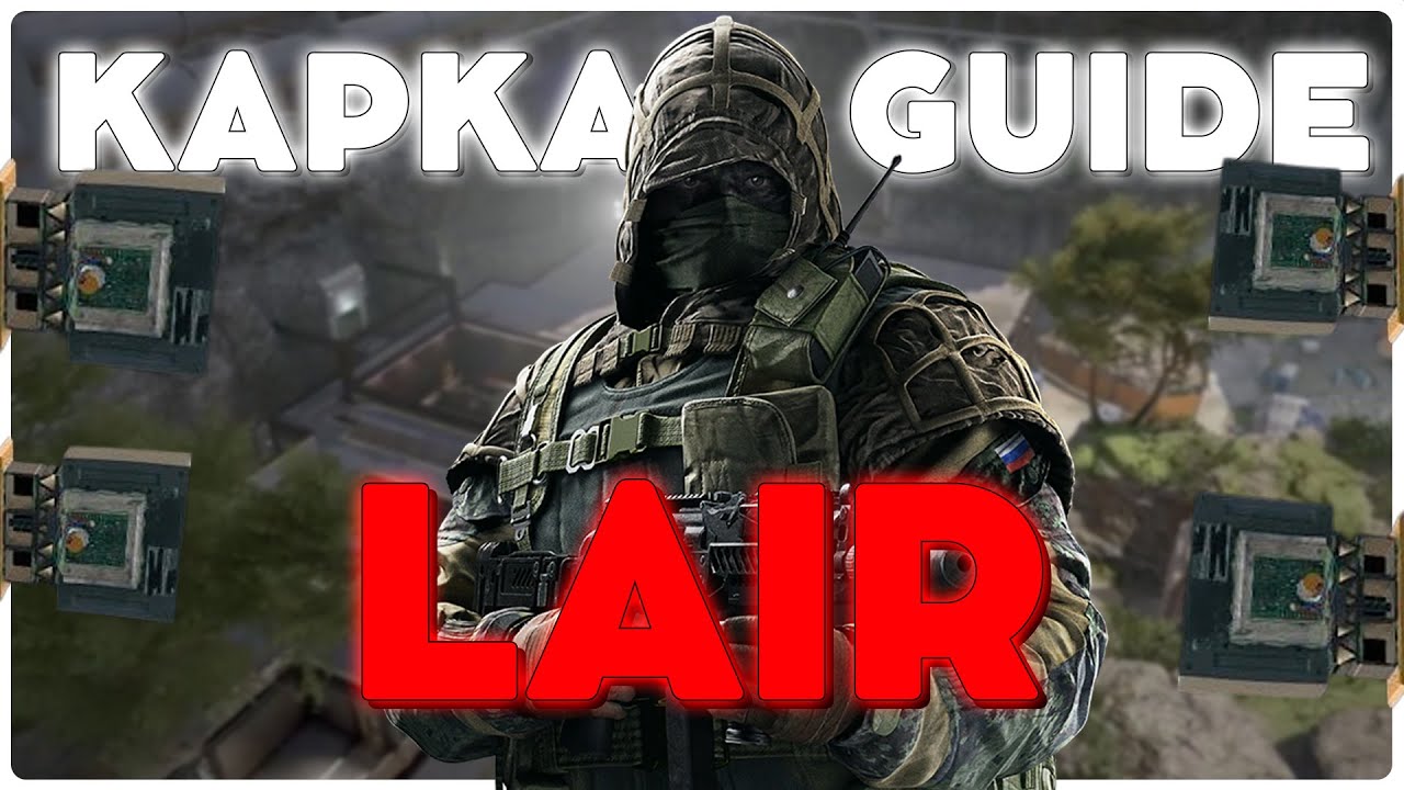 Лучшие места для Капкана в LAIR! - (Rainbow Six Siege)