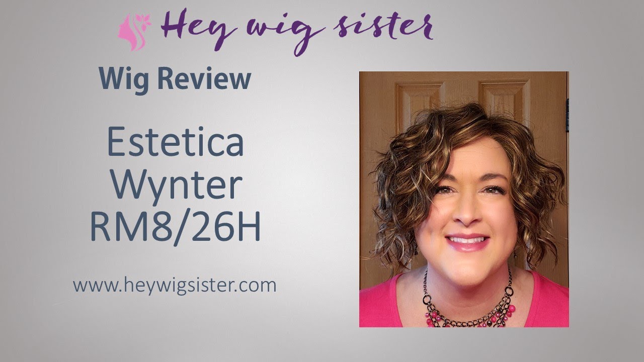 Estetica Wynter in the color RM8/26H - WIG REVIEW- super cut, short, angled, curly, messy style
