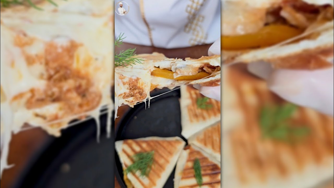 أطيب سندويش دجاج متبل بأسرار خاصة سيغير نظرتك سندويش مكسيكانو دجاج بخبز تورتيلا