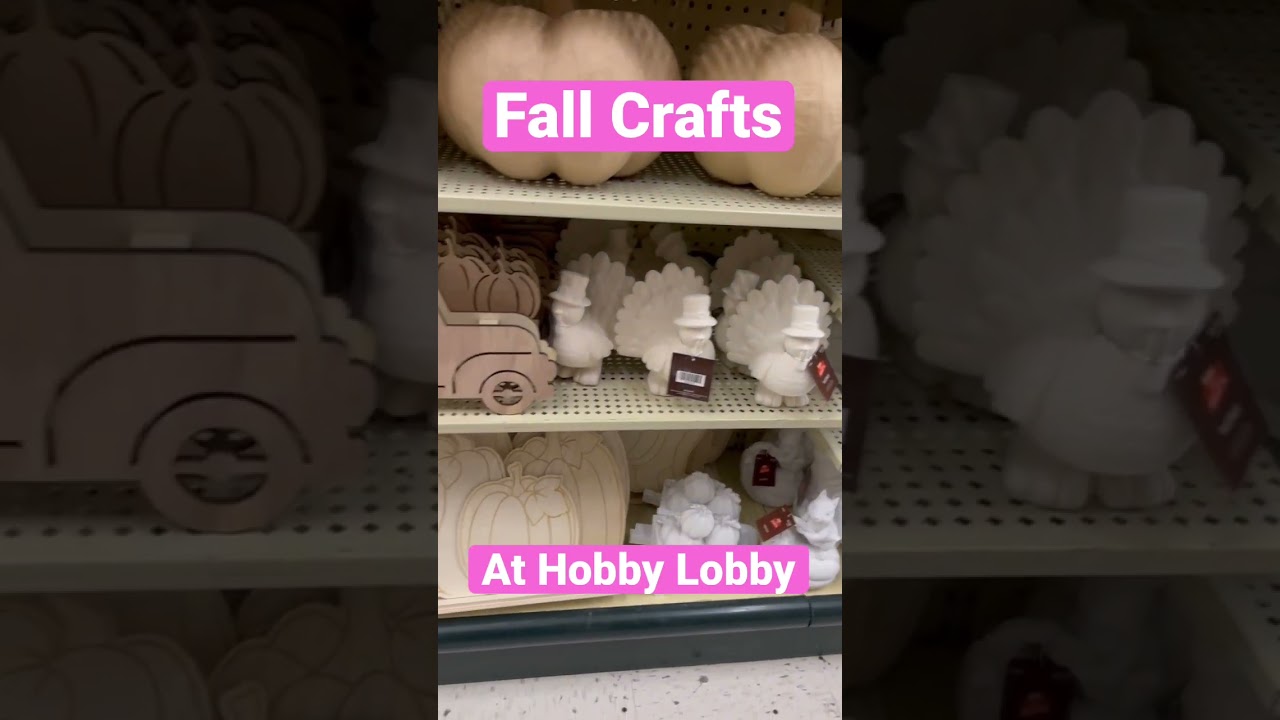 Crafty Shop With Me at Hobby Lobby~Fall Crafts