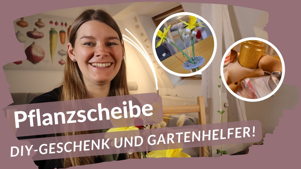 Einfach selbst gemacht! Stecklings- und Blumenscheibe 🌼🔨