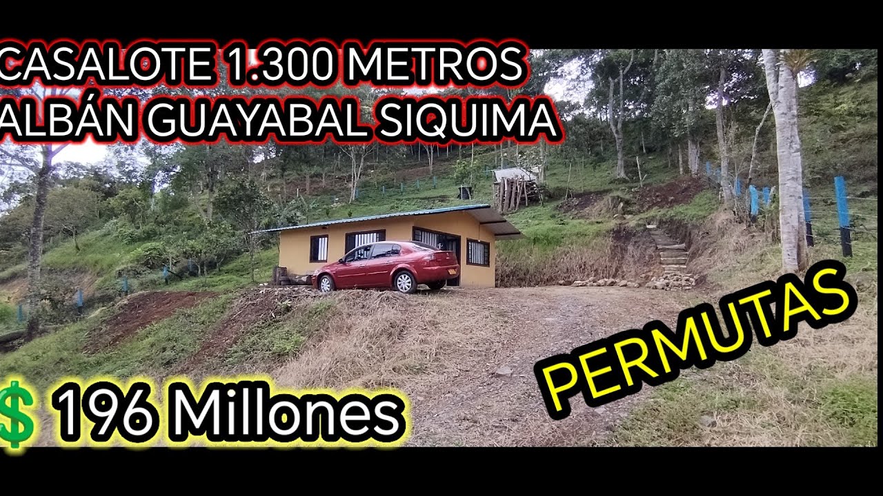 💲186Mill. (PERMUTA CASALOTE 1.300 METROS ALBAN GUAYABAL) 319-4679106