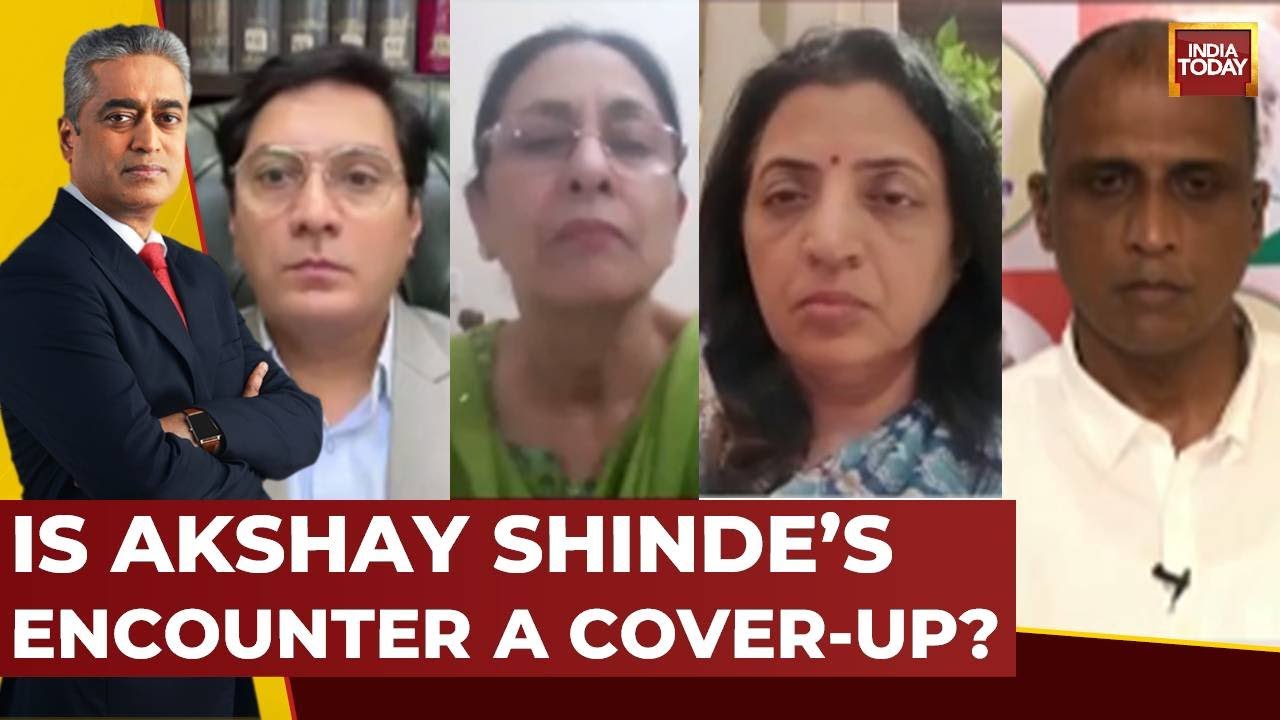 Debate: Akshay Shinde's Encounter By Maharashtra Police, Is There A Cover-Up Bid? | Rajdeep Sardesai