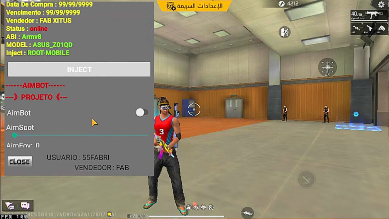 فري فاير: اقوى Panel ffh4x للهاتف الاندرويد Aimbot Aimlock 💯👺