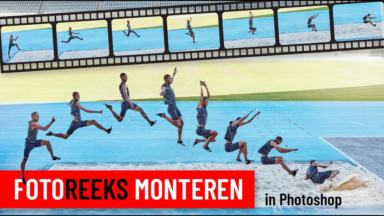 Photoshop | Montage van reeksopname met 'motordrive' (Dutch)