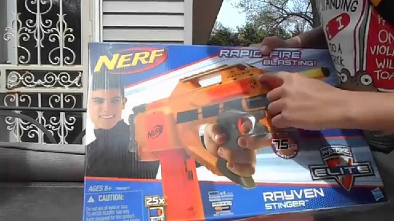 Nerf Rayven Stinger unboxing
