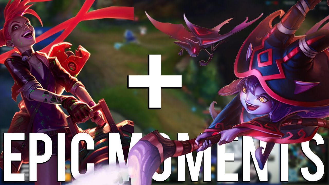 Funny LoL Series #20 : EPIC MOMENTS (Jinx & Lulu = OP)