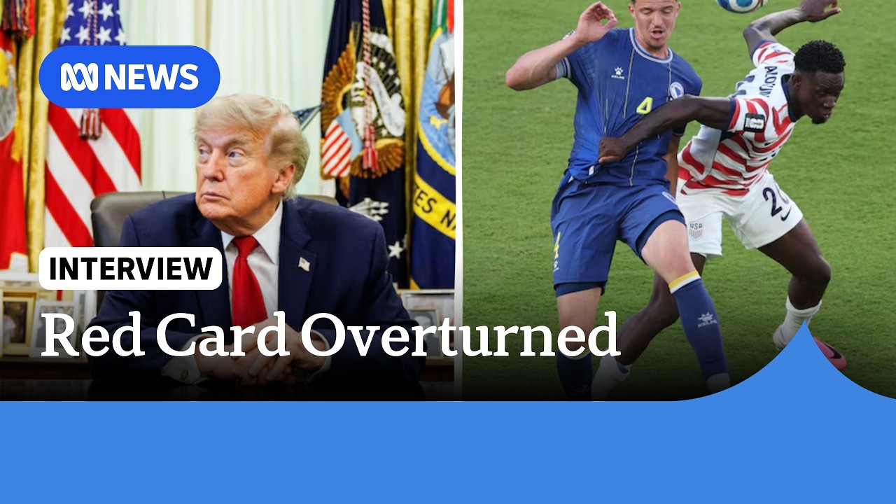 FIFA under fire over allegations Trump had red card suspension overturned | ABC NEWS