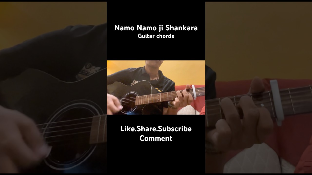 Namo Namo ji Shankara | Acoustic Guitar | Chords 