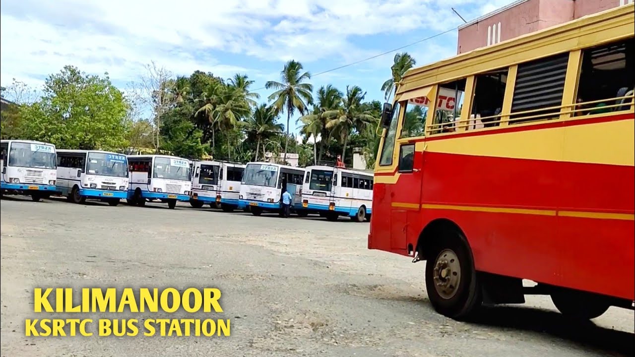 Kilimanoor  KSRTC Bus Stand, Thiruvananthapuram District, Kerala