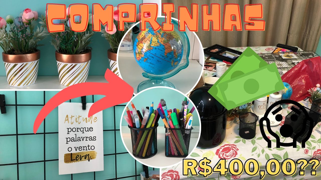 DI&Aacute;RIO DE REFORMA #2: COMPRAS PARA DECORAR O QUARTO!!