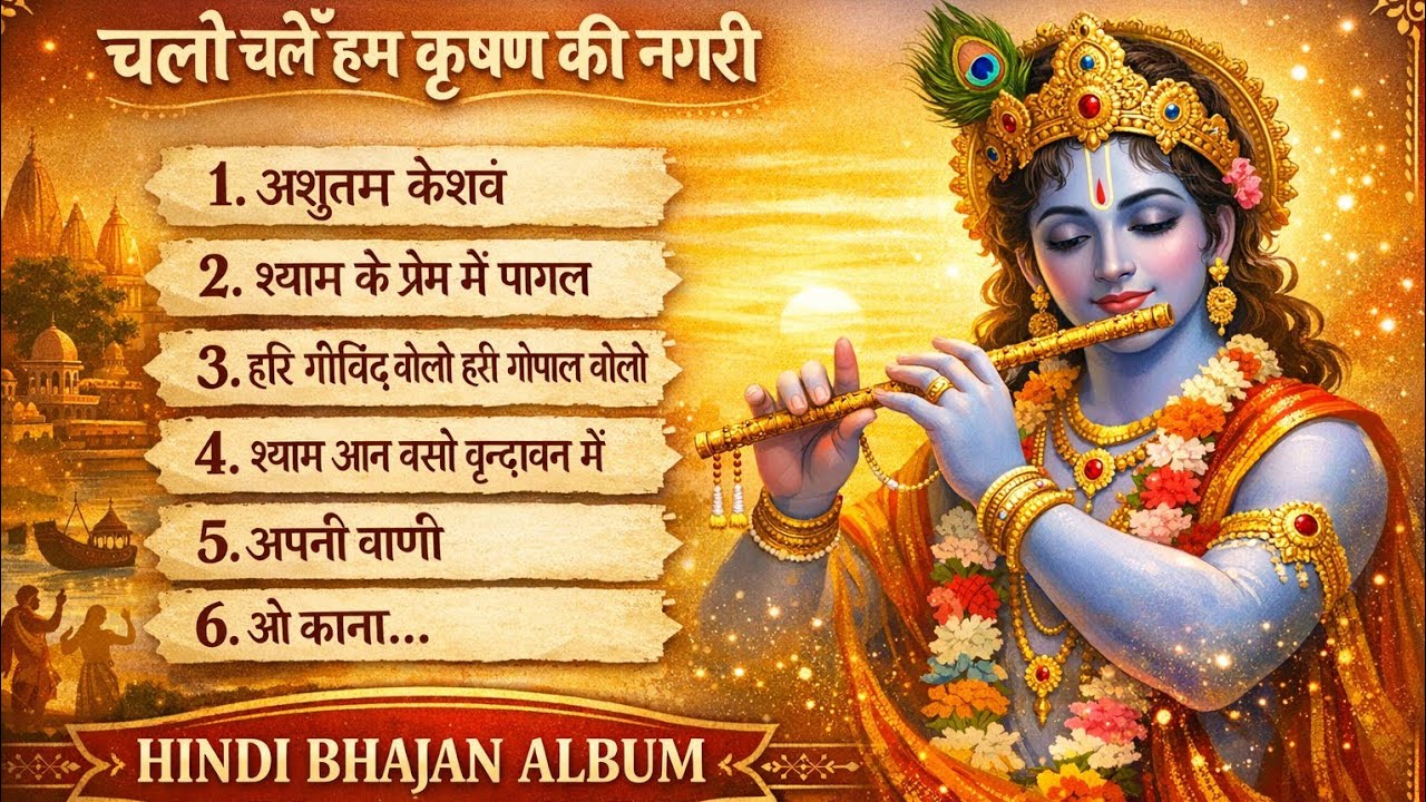 1 Hour Krishna Bhajan | Radha Krishna Bhajan Sangrah | Mind Relaxing Krishna Bhajans