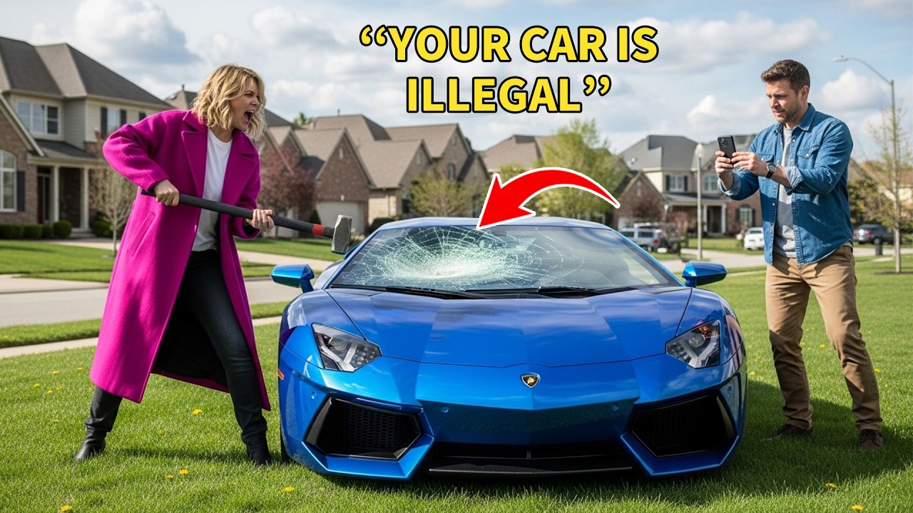 HOA Karen Destroyed My $300,000 Lamborghini — Not Knowing I’m a Feared War Veteran