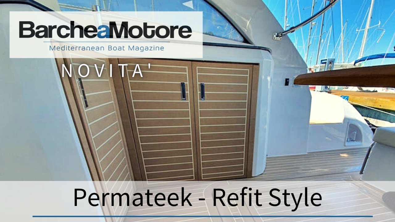 Teak massello? No, resina autolivellante! Il nuovo Teak sintetico. La scommessa di Refit Style