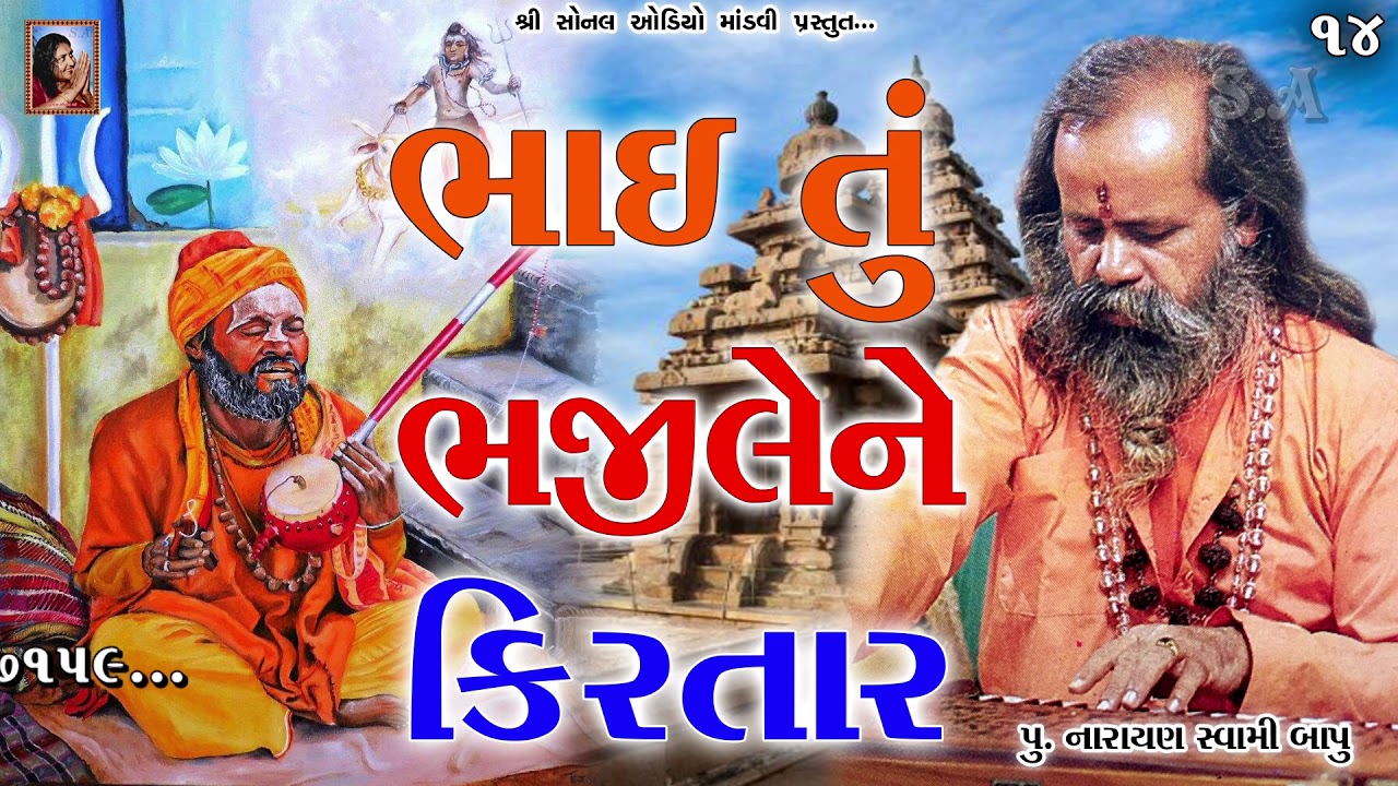14 - ભાઈ તું ભાજી લઈને કિરતાર Bhai Tu Bhajilene Kirtar ~ પૂ.નારાયણ સ્વામી બાપુ_Narayan Swami Bapu
