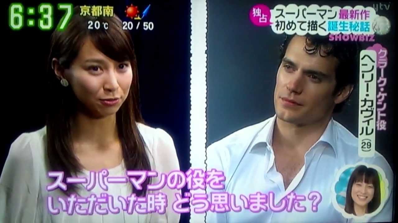 Henry Cavill Interview(Japanese news & entertainment show 