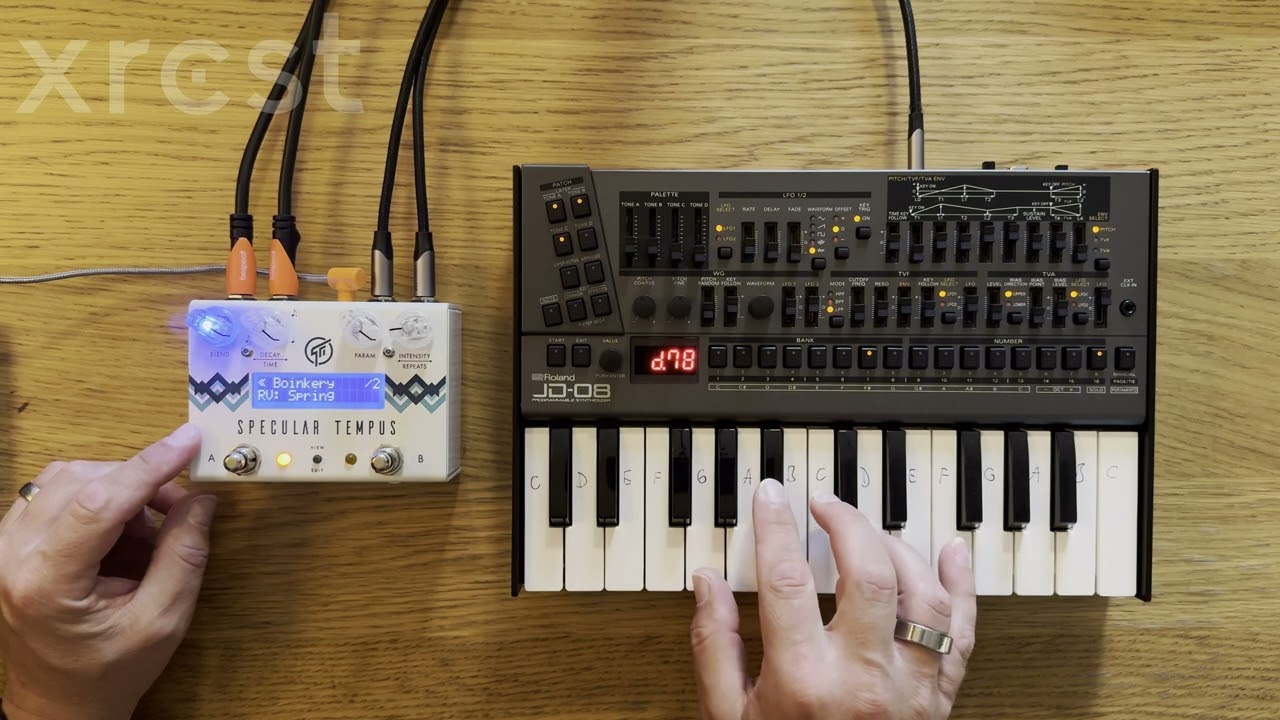 GFI Specular Tempus Unboxing and Factory Presets with Roland JD-08 //No Talking//