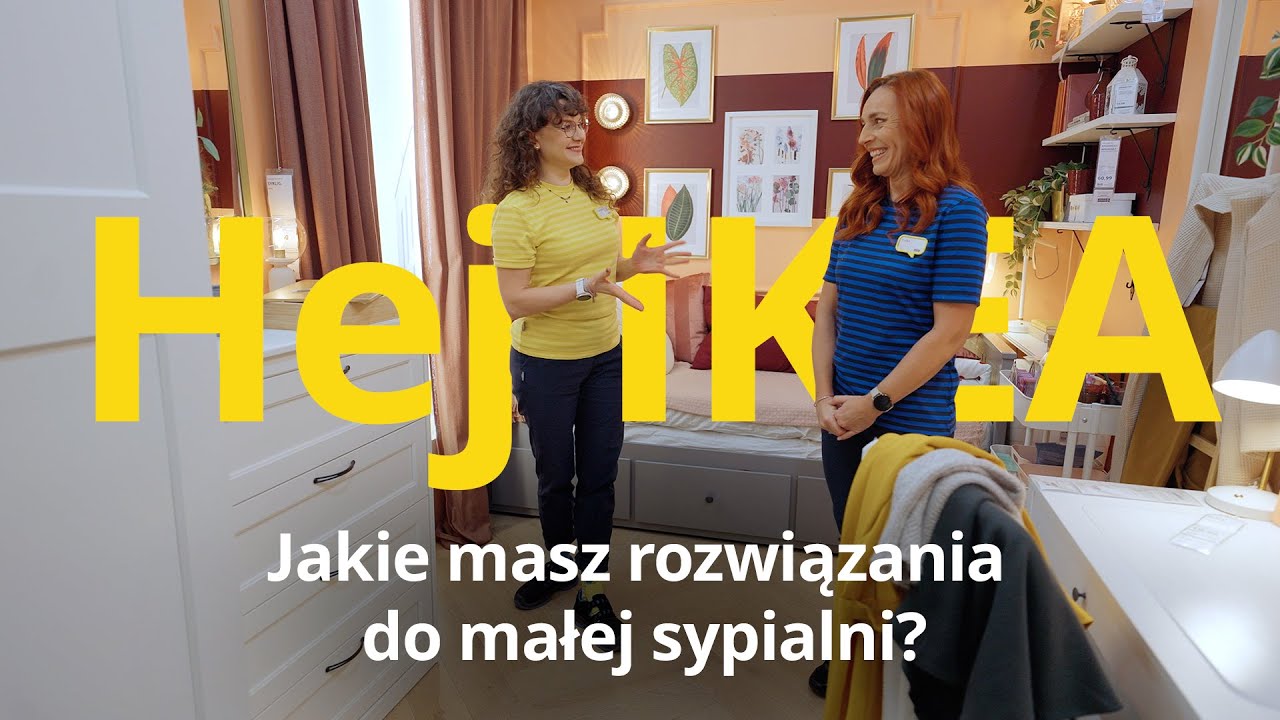 Wszystko o sprytnym przechowywaniu w małej sypialni | Dobry sen z IKEA