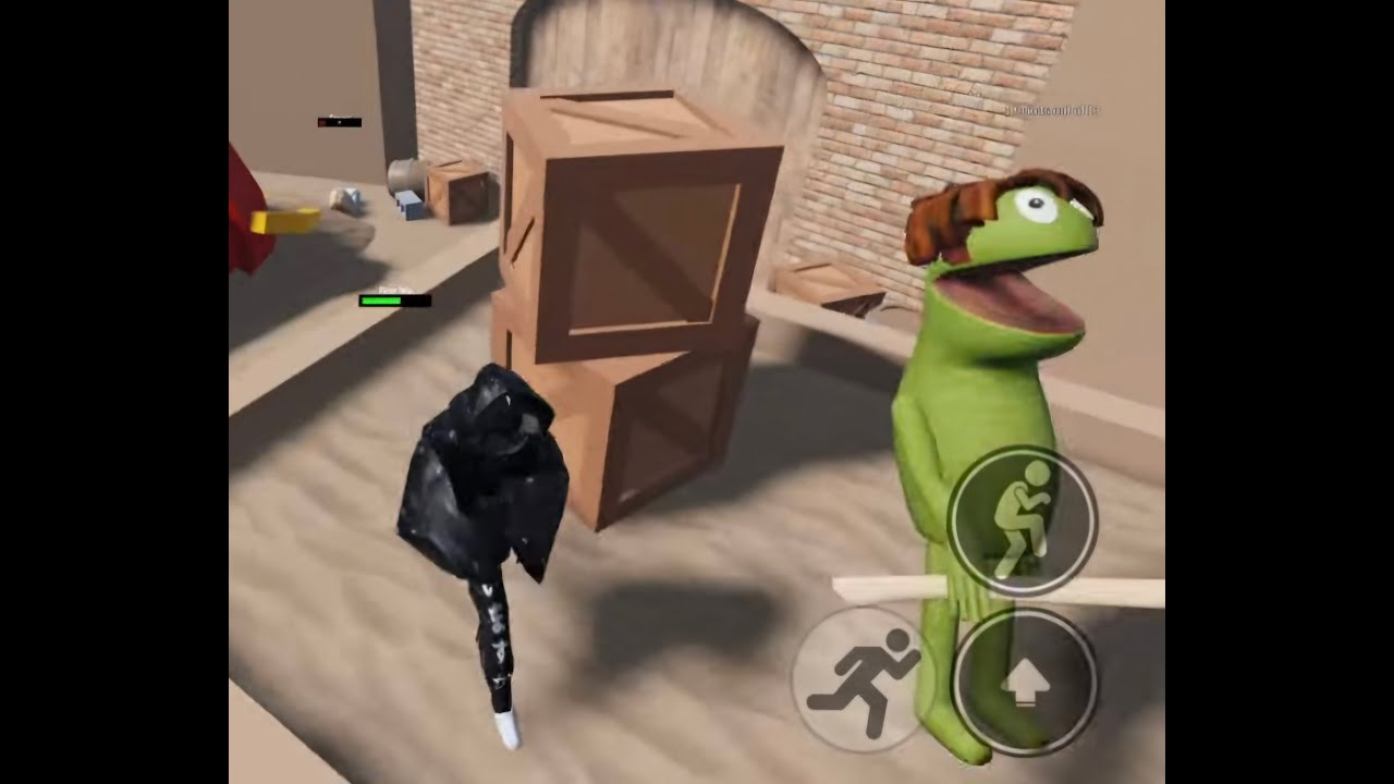 Roblox frogge with bat, survive a HACKER 🦇