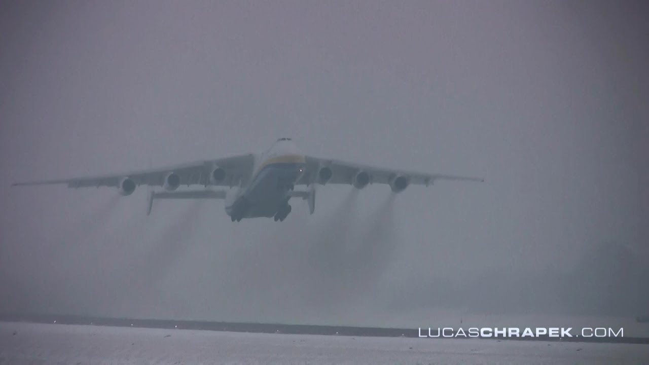 An-225 - Mrija - Mriya - Odlet - Departure - Mosnov - Ostrava - 02.02.2015