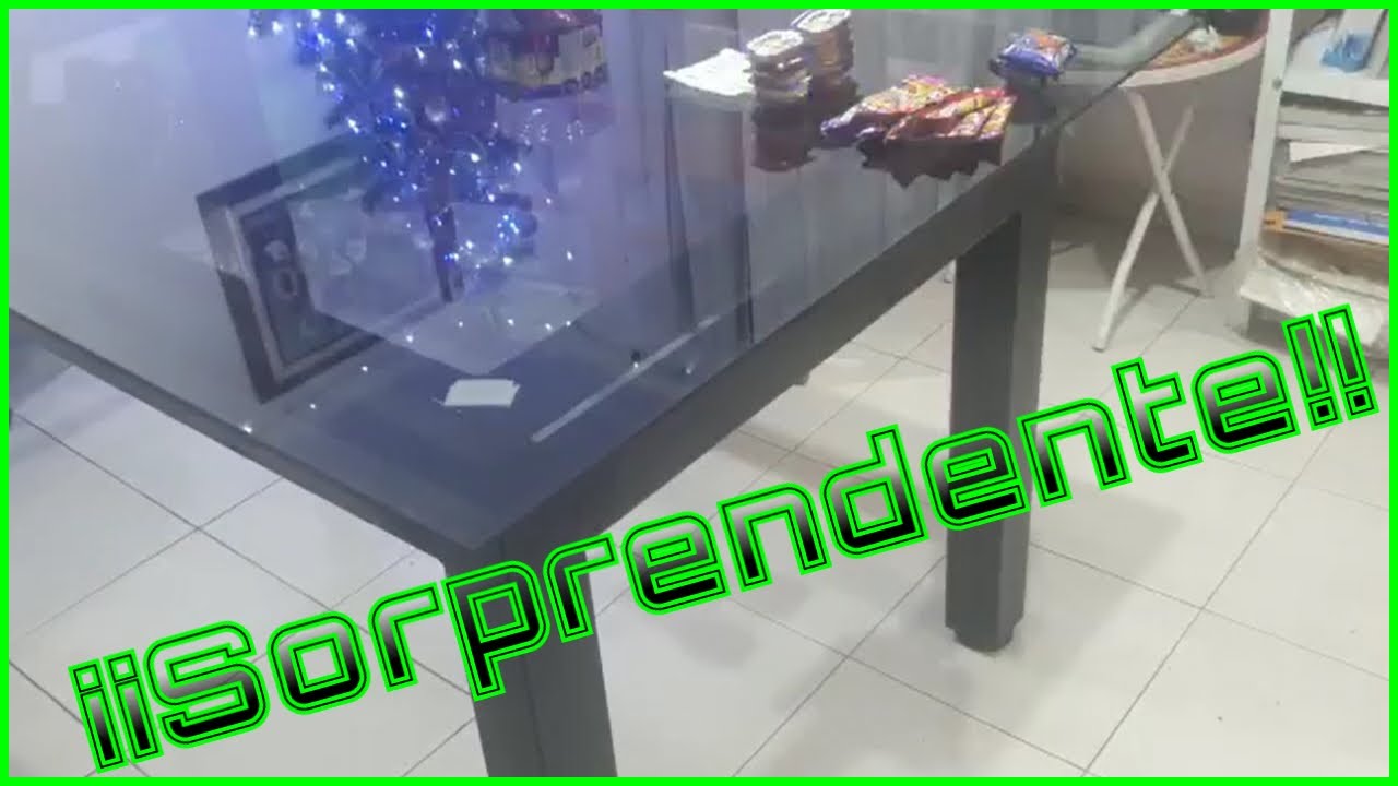 MESA DE HERRERIA PARA COMEDOR. [Cubierta de cristal] &iexcl;&iexcl;Impresionante!!| Making a Steel dining table.