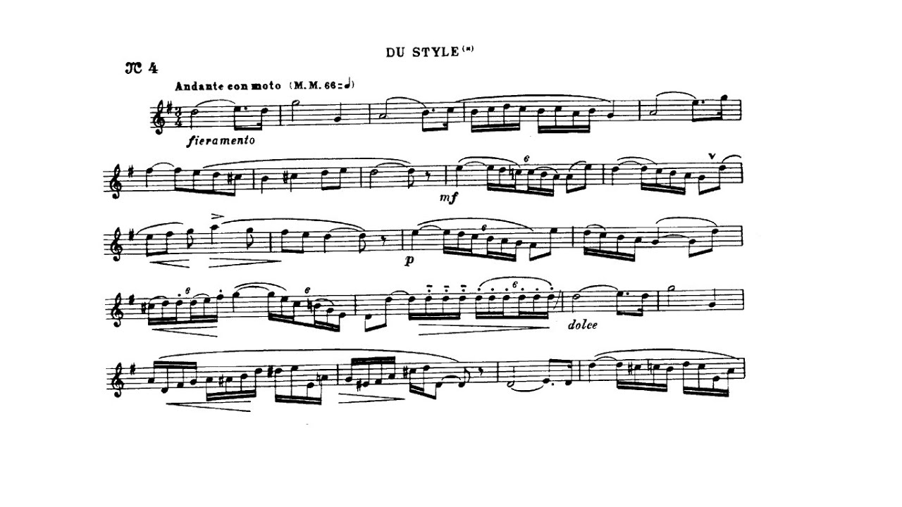 Theo Charlier: Study n. 4 "Du Style" (David Baldwin, trumpet)