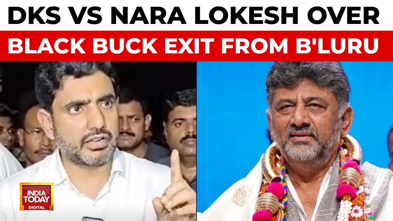 Black Buck Row: Andhra vs Karnataka War Of Words Over Bengaluru's Pothole Menace | India Today