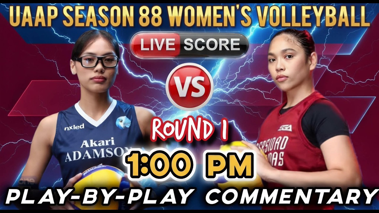 ADAMSON vs UP | UAAP Season 88 Women's Volleyball - Play-By-Play Commentary & Ssoreboard