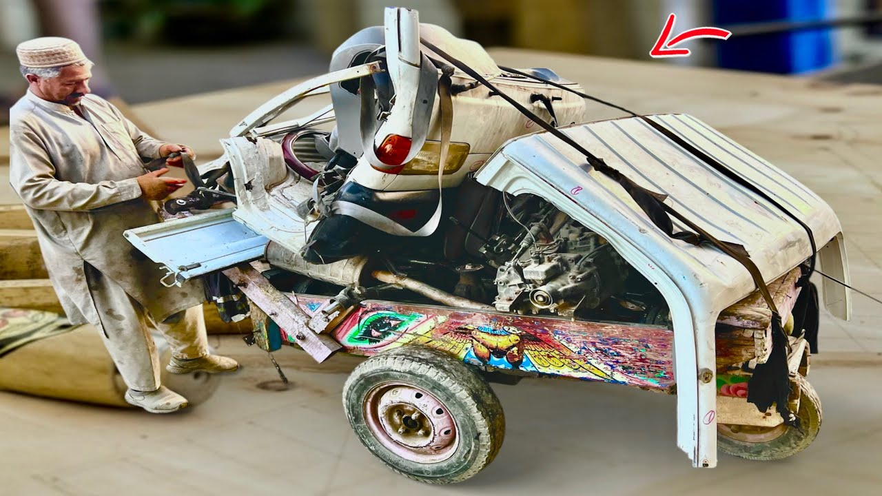 Amazing Restoration of a Japanese Scrapped Suzuki Dumper Truck | Full Rebuild Process