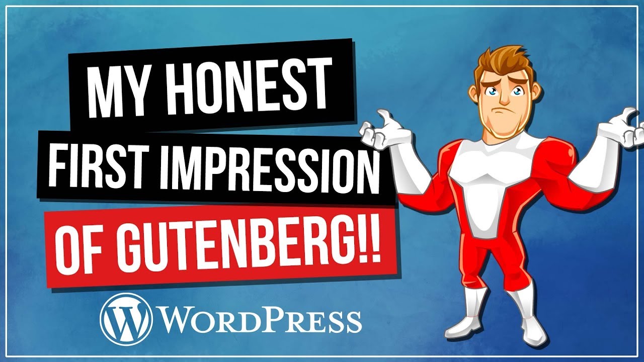 Gutenberg - My Honest FIRST IMPRESSION!!