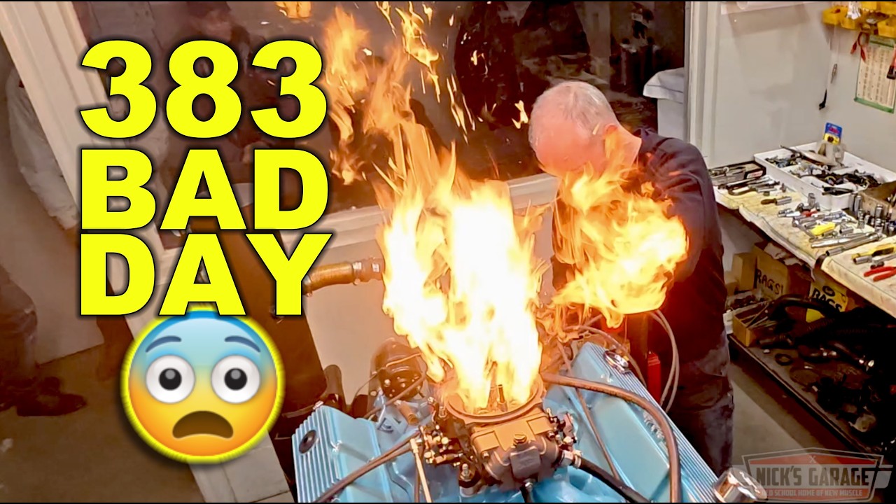 Классический MOPAR 383 неудачно показал себя на динамометрическом стенде.