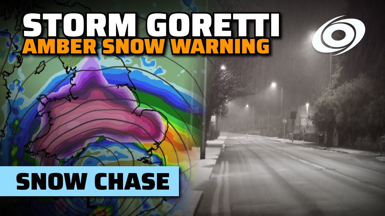 UK Snow Chasing Live - Storm Goretti 08/01/2026