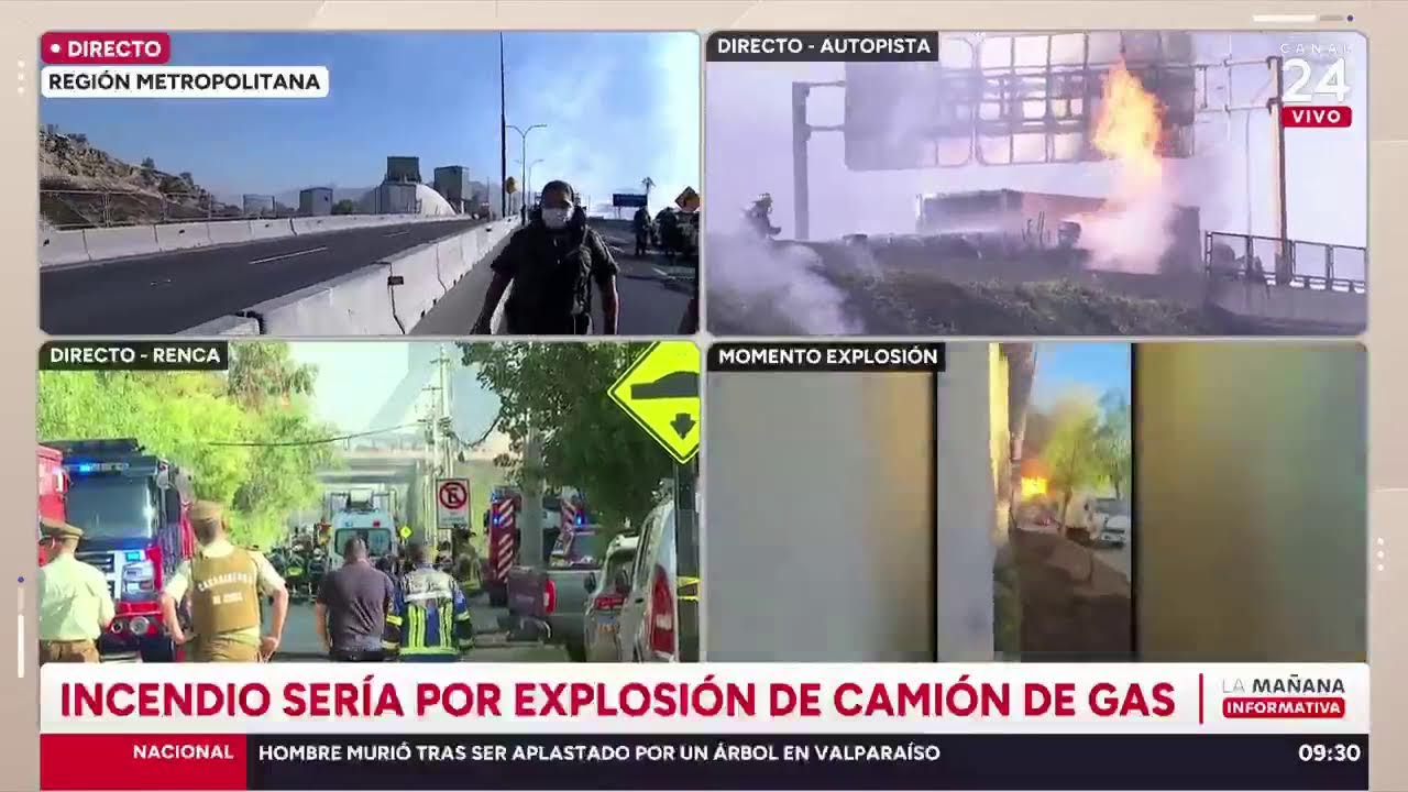 AHORA | FUERTE EXPLOSIÓN GENERÓ VORAZ INCENDIO