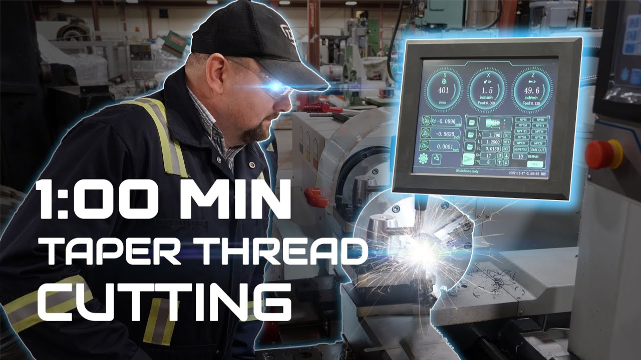 Making Taper Thread Cutting Fast & Easy With Smart Lathe