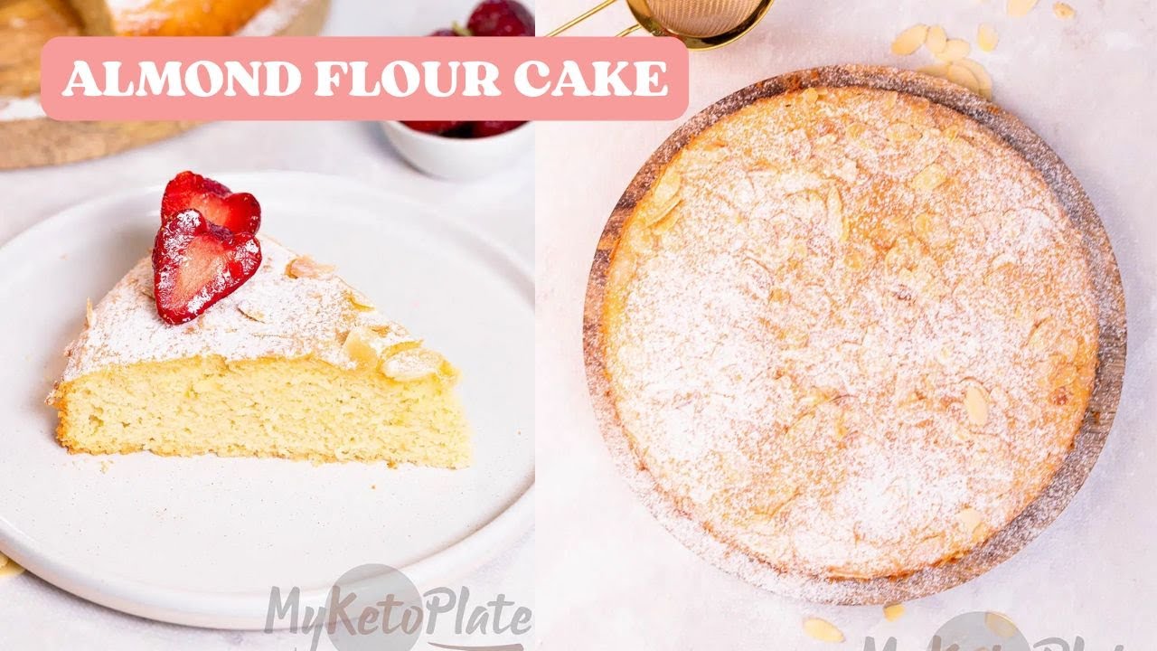 Easy Almond Flour Cake | Keto, Low-Carb & Gluten-Free