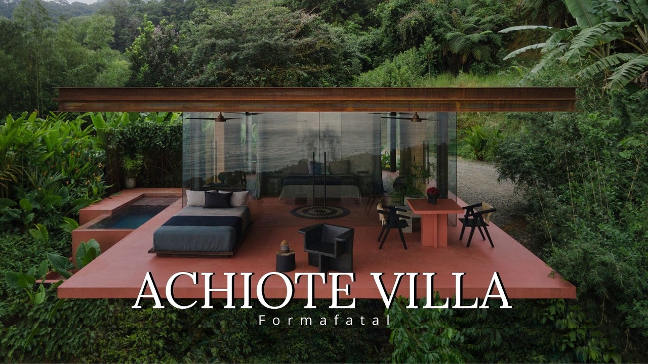 Minimalist and Grounded: A Rammed Earth House in the Tropical Forest.