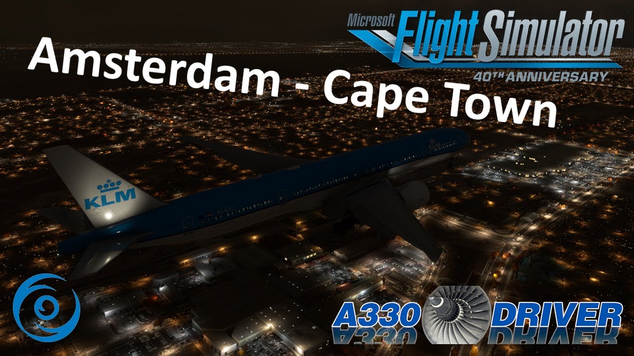 Across Africa | Amsterdam - Cape Town - KLM 777-300ER | Real Airline Pilot