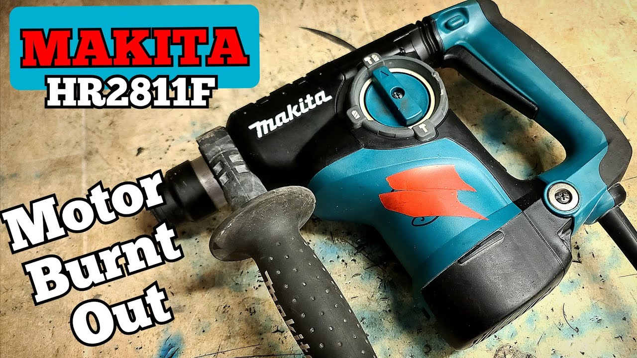 Repairing A Makita HR2811F SDD hammer drill. Quick, easy to do and cheap. 