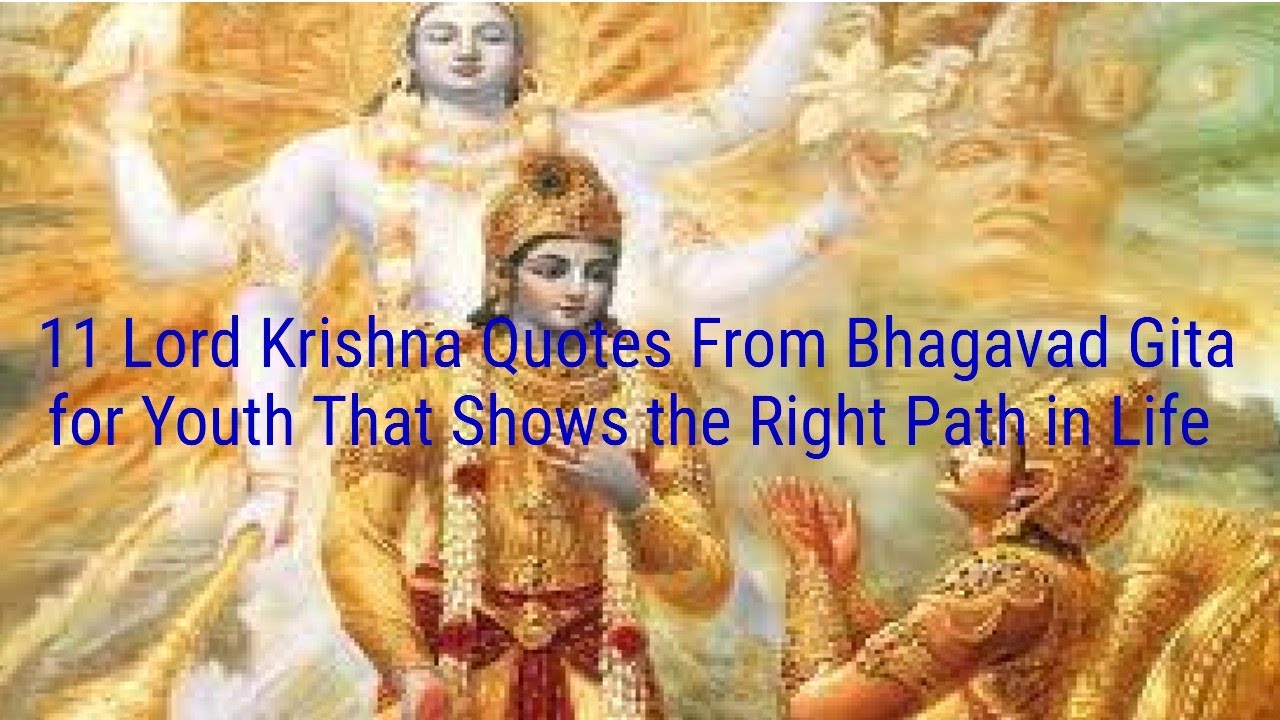 11 Lord Krishna Quotes From Bhagavad Gita for Youth That Shows the Right Path in Life | Geeta Saar