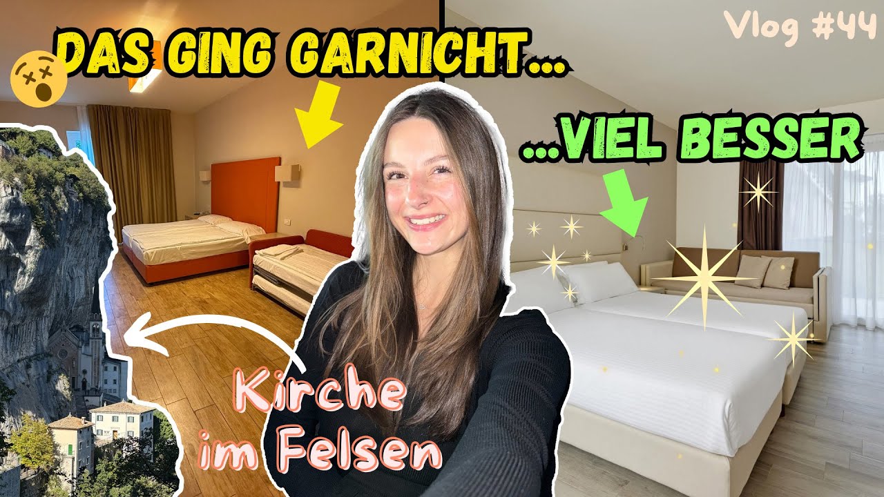 Warum wir unser Hotelzimmer wechseln mussten | Madonna della Corona | Italien Tag 13 (Vlog #44)
