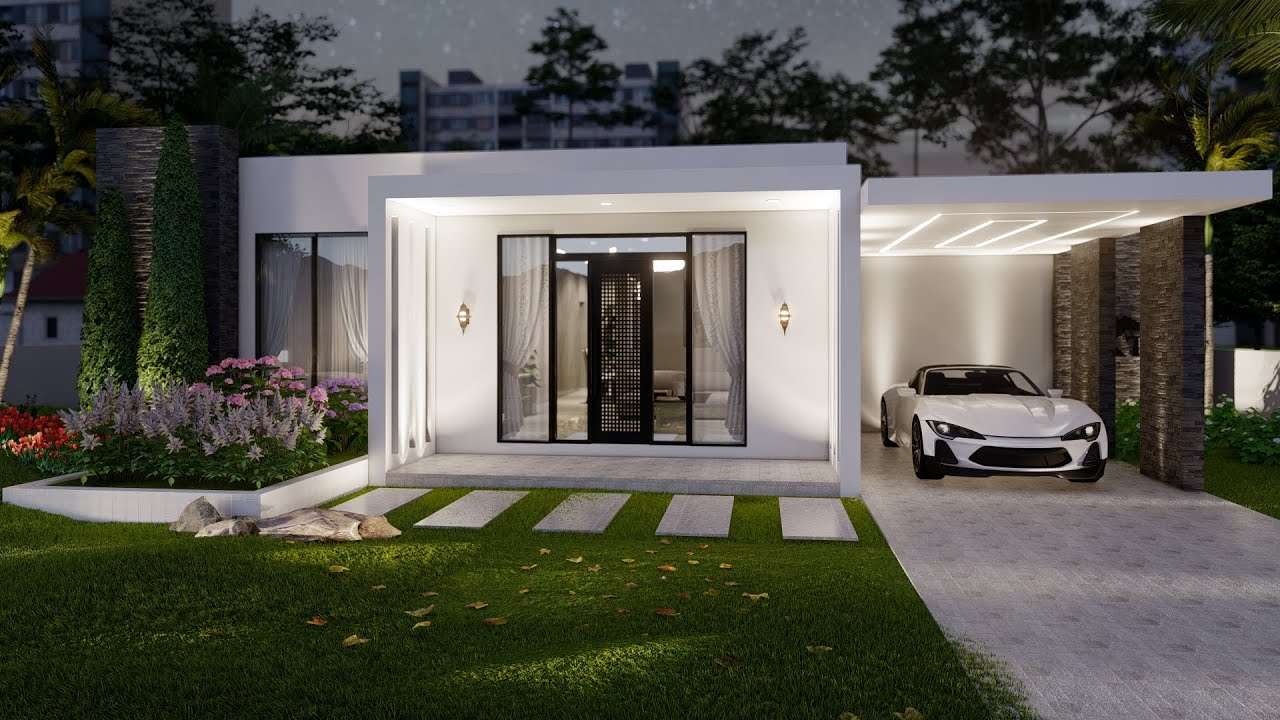 4bedrooms house /simple house design [13mx16.5m]/model0133